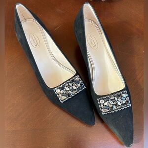 Talbots Black Suede Dress Heel
